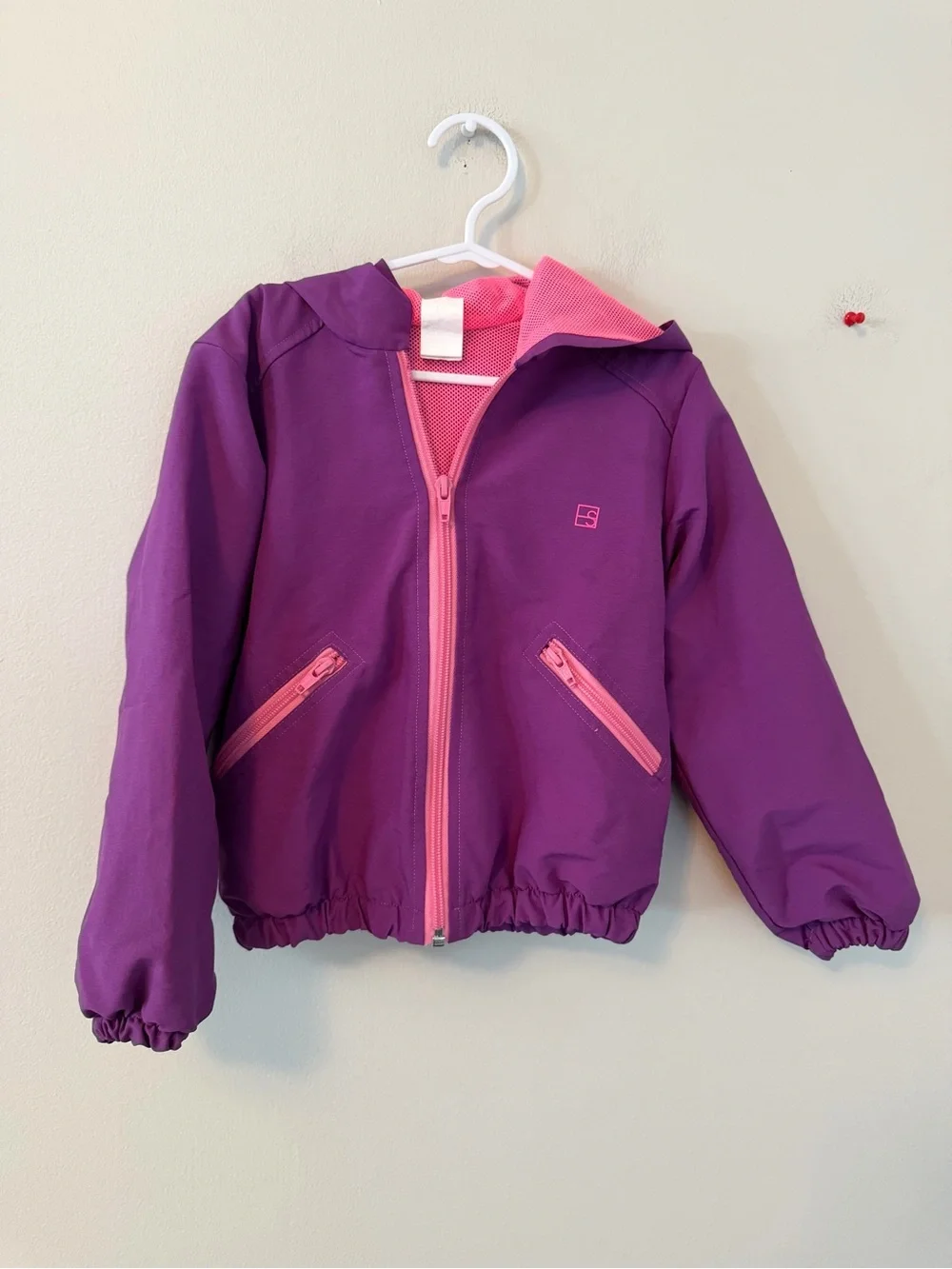 Set Athletics Purple & Pink Hooded Jacket